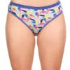 ultrasoft modal fabric panty set for women multicolor geometric front view