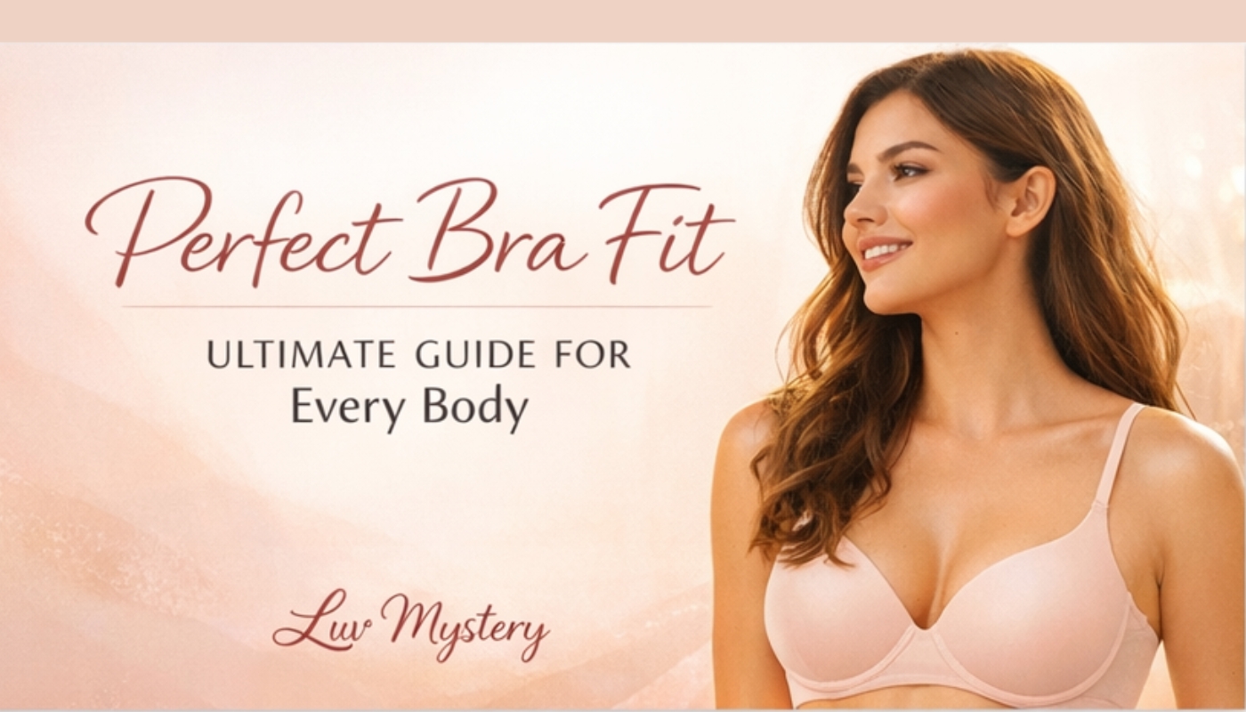 Lingerie Bra Fit Guide | Perfect bra fit guide showing correct bra sizing and fit tips